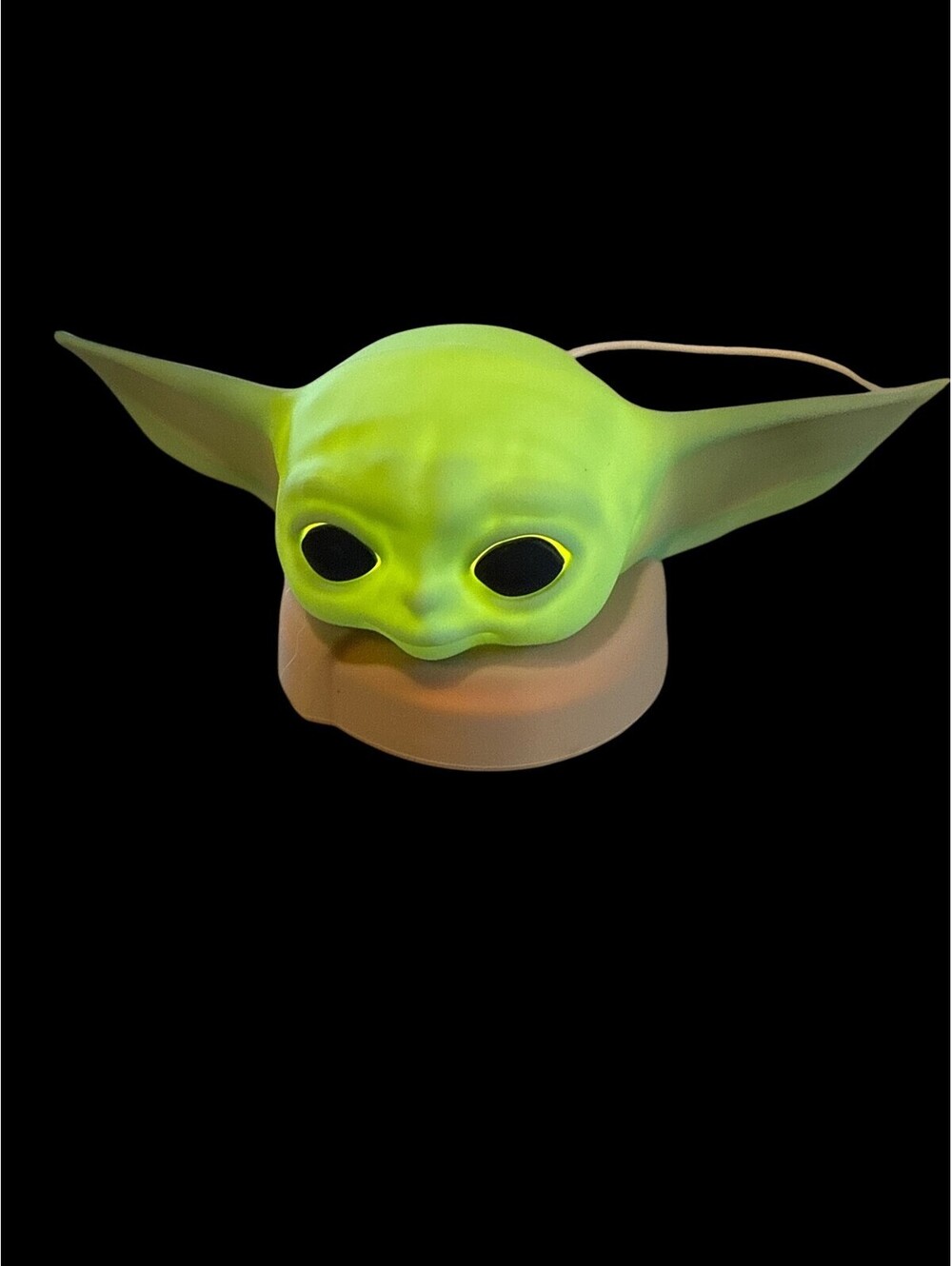 Star Wars Grogu Night Light Jasco Baby Yoda Head Lamp USB Powered LED Green